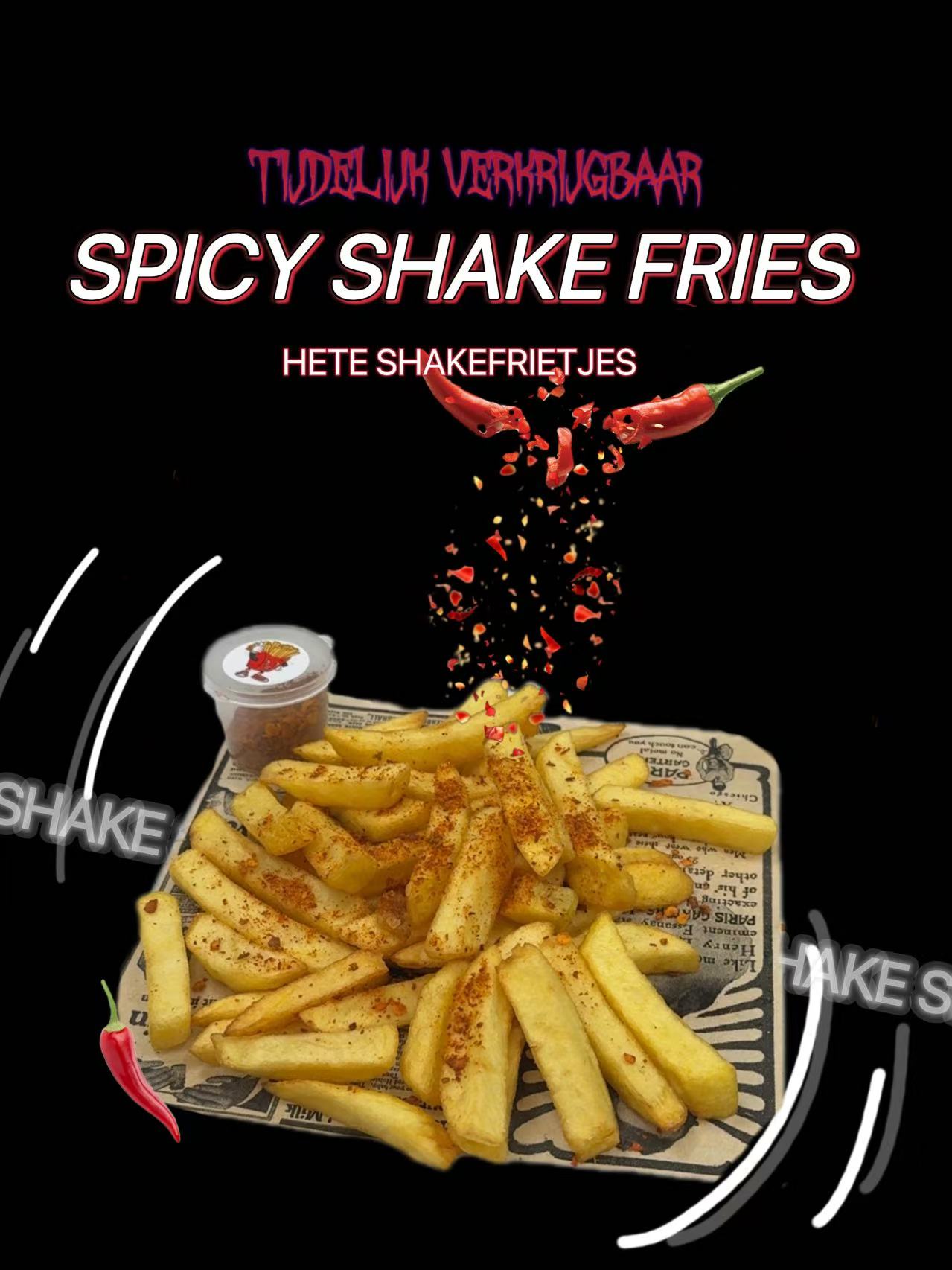Spicy shake- fries